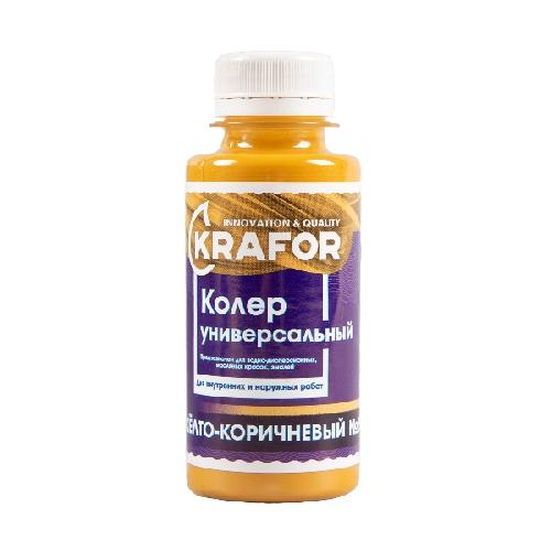 Колер Krafor №3 желто-коричневый 100мл