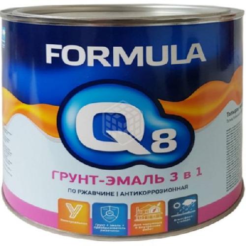 Грунт-эмаль по ржавчине Формула серый, 1,8 кг