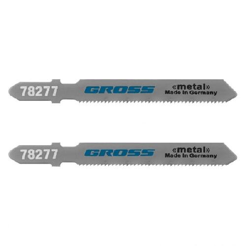 Полотно для лобзика Gross по металлу 2шт 78277