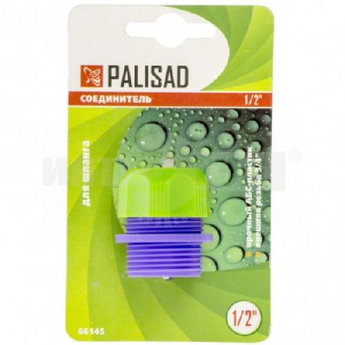 Соединитель с внешней резьбой 1/2 PALISAD 66145