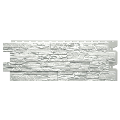 Панель фасадная DOCKE STEIN Молочный 1098*400 0,44м2