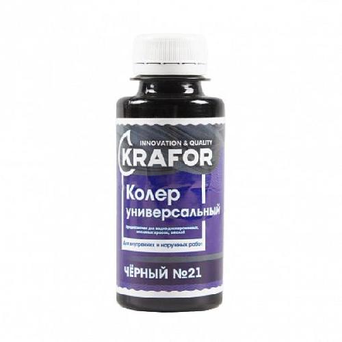 Колер Krafor №21 черный 100мл