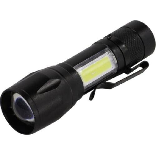 Фонарь карманный аккум. 2led 3 режима работы 