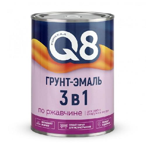 Грунт-эмаль по ржавчине Формула коричневый, 0,8 кг