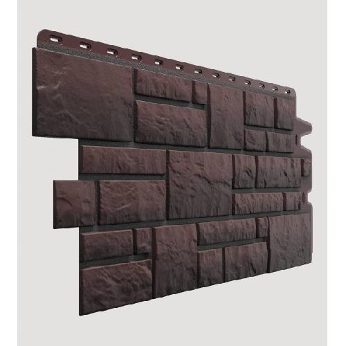 Панель фасадная DOCKE BURG Темный 946*445 0,42м2