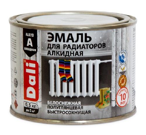 Эмаль для радиаторов 0,5кг DALI белая