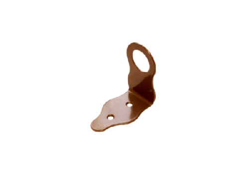 Проушина угловая фигурная 80*80*45 (коричневый металлик)