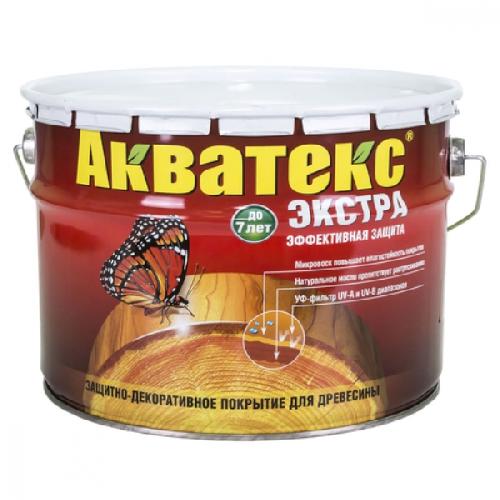 Защитно-декоративное покрытие Акватекс экстра ваниль 9л