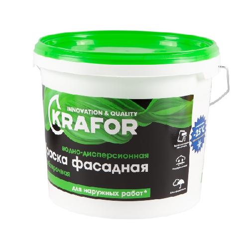 Краска фасадная 6,5кг КРАФОР