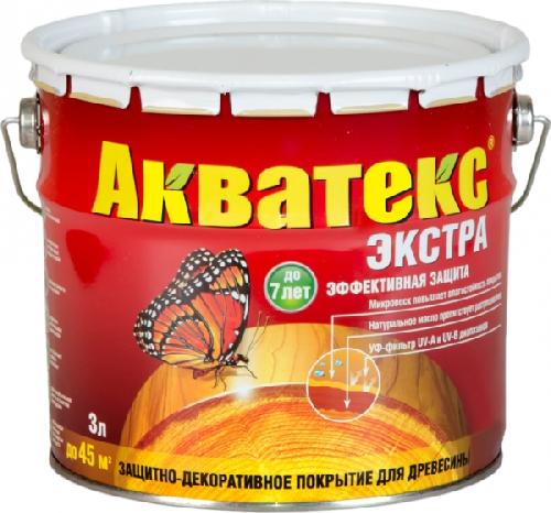 Защитно-декоративное покрытие Акватекс экстра утренний туман 2,7л