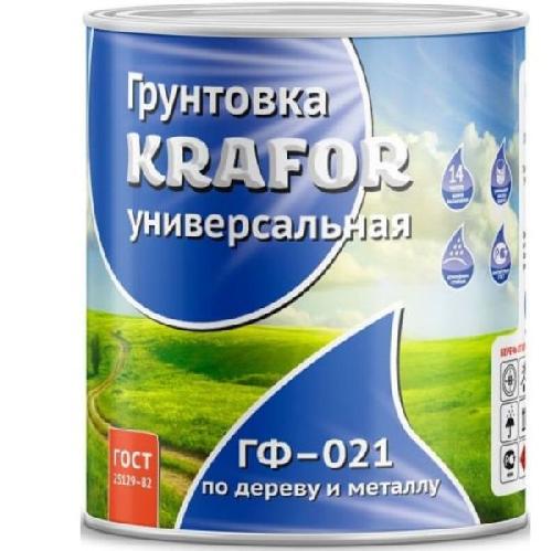 Грунтовка Krafor ГФ-021 серый 1,8кг